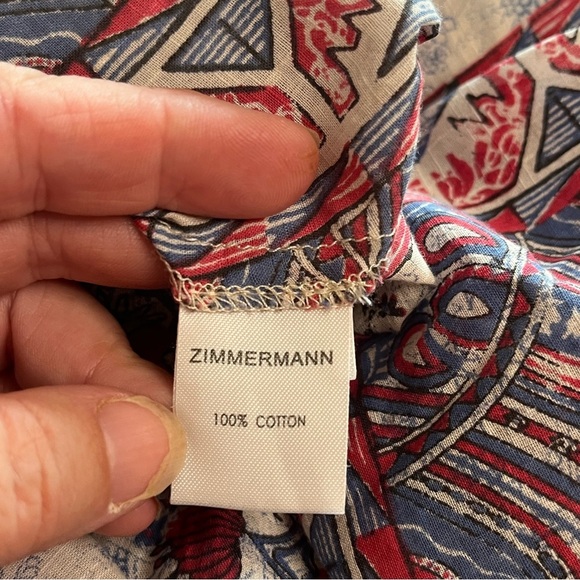 GUC Zimmermann- Paisley Halter Maxi Dress. Size 1/ US Small - Picture 4 of 7